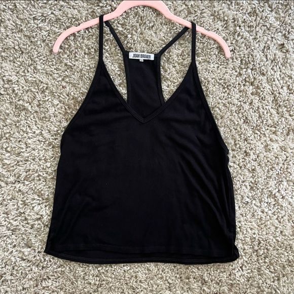 Joah Brown Tops - Josh Brown Ribbed Black Tank S/M